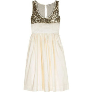 Daily Couture Cotton & Sequin Dress